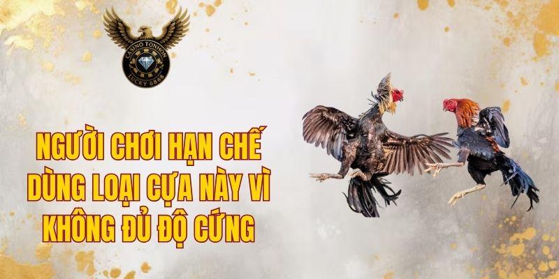 Người chơi hạn chế dùng loại cựa không đủ độ cứng